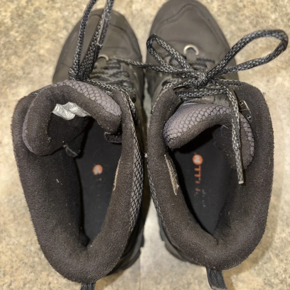 Mens MERRELL Capra Glacial Ice Mid Waterproof Winter Trekking Hiking Boots 9.5
